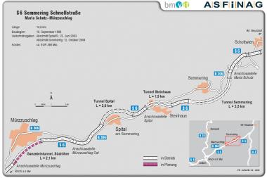 Übersichtskarte Maria Schutz - Mürzzuschlag