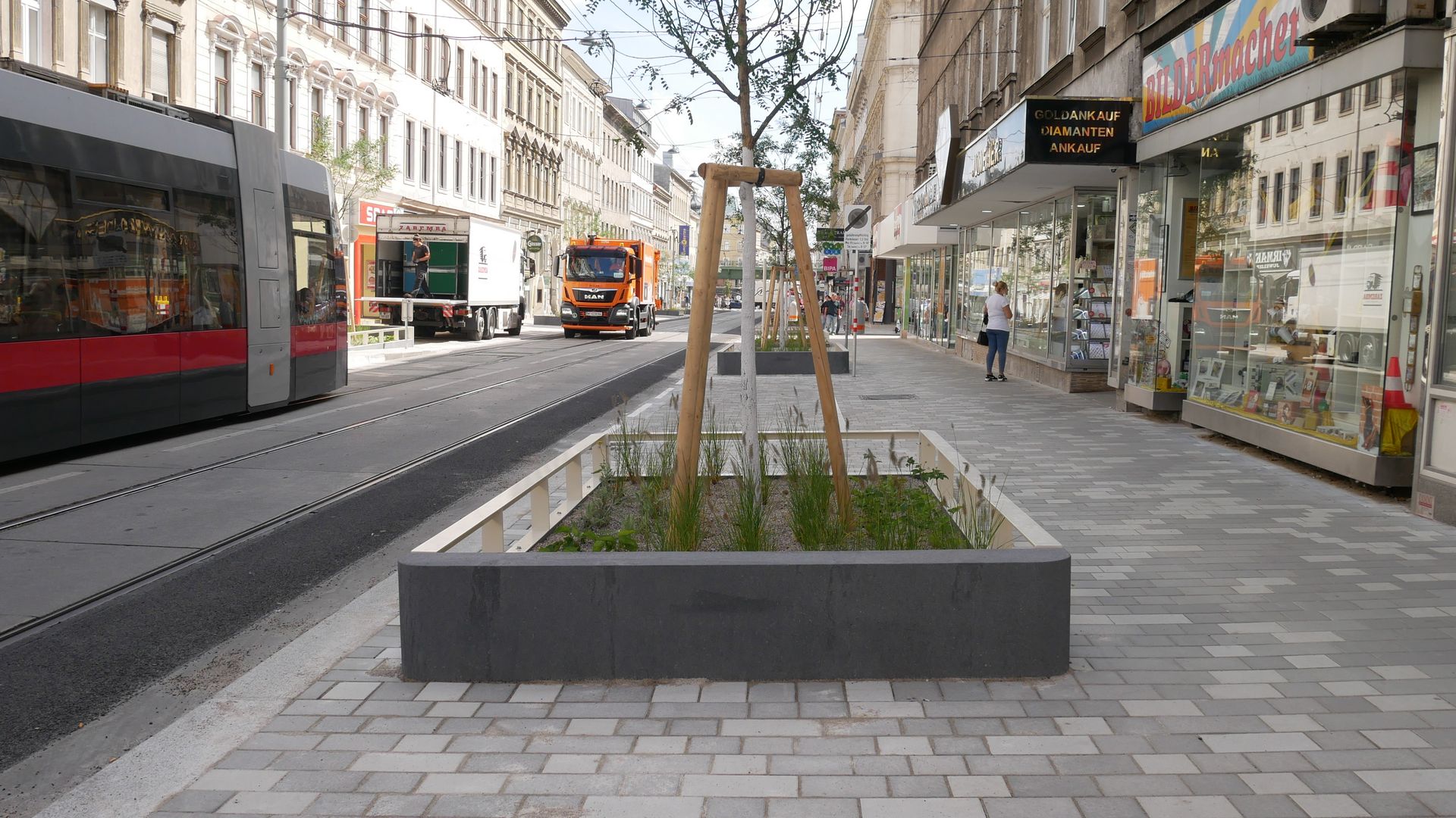Thaliastraße, Detailprojekt Lerchenfelder Gürtel - Feßtgasse