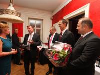 Überreichung der Geschenke durch die Gesellschafter