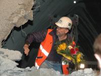 Ulmenstollenvortrieb; Durchschlag im Bauteil P zu M