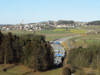 Freilandstrecke zwischen Tunnel Götschka und Tunnel Neumarkt